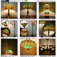 thumbnail image 5 of Tiffany Floor Lamp 64" Tall Industrial Pole Vintage Boho Green Stained Glass Dragonfly Standing Corner Bright Reading Soft Light Arched Adjustable-Living Room Kids Bedroom Office Farmhouse, 5 of 7