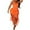 Orange, variant on Wdgfv Women's Mini Dress Backless Ruffle Fringe Bodycon Short Dress Party Beach Vacation Sundress Orange M
