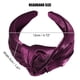 thumbnail image 4 of Bandas anchas anudadas brillantes para la cabeza, diadema para mujer, aro para el cabello, púrpura, 4 of 7