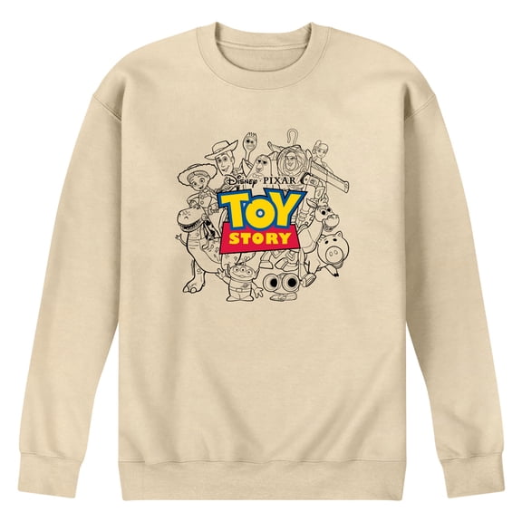 Toy Story - Toy Story Character Collage - Men's Crew Fleece Sweatshirt