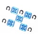 thumbnail image 4 of 5 Juegos de Abrazadera Fija Baoblaze soporte de cable de freno de Asiento de Aluminio azul, 4 of 5