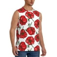 thumbnail image 2 of Haiem Men's Hand Drawn Tomatoes Print Tank Tops Summer Sleeveless Cut Off Workout T-Shirts Fitness Vest Athletic Undershirts-XX-Large, 2 of 8