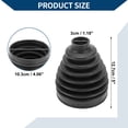 thumbnail image 4 of Kit de bota de junta CV Unique Bargains No.LR072515 con abrazaderas para Land Rover LR4 2013-2016, bota de junta de velocidad constante interior, goma fuerte y duradera, 1 juego negro, 4 of 7