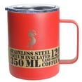 thumbnail image 3 of Aquapelli Vacuum Insulated Mug with Handle, 12 Ounces, Pompeian Red, 3 of 7