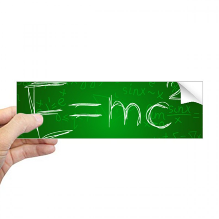 Relativity Physical Science Formula Calculus Rectangle Bumper Sticker Notebook Window Decal
