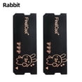 thumbnail image 1 of Customized RAM Heatsink Dual-Layer Graphene Memory Card Radiator Universal DDR5 DDR4 DDR3 DDR2 Laptop PC SSD Cooler Thermal Pad RAM Rabbit, 1 of 6