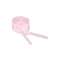 thumbnail image 1 of INSPIRE CHIC Unisex Solid Color Flat 0.4'' Wide Ribbon Shoelaces 2 Pairs 130cm/51.2" Pink, 1 of 6