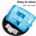 thumbnail image 2 of Wosthever Bandeja de hielo de silicona de grado alimenticio de 24 rejillas para el hogar con tapa, molde para cubitos de hielo DIY, fabricante de Azul claro, 2 of 6