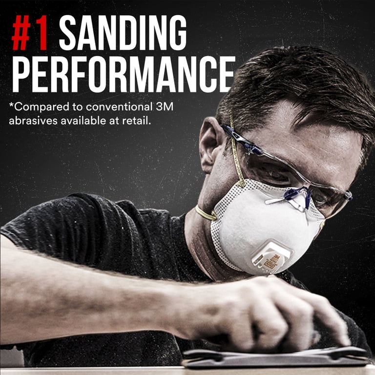 3M Pro Grade Precision Sandpaper, No-Slip Grip, 6 Sheets photo 2