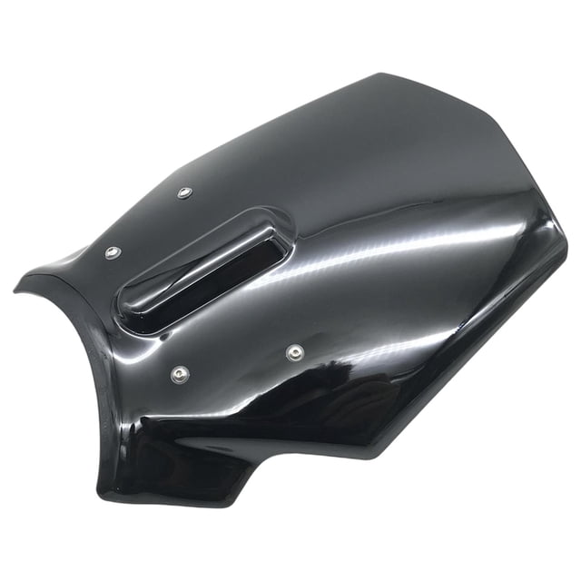 S SERENABLE Motorcycle Windscreen Fairing Air Deflectors Bla Black