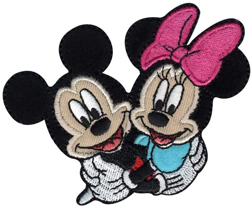 Mickey Mouse Iron On Patch Badge Applique Cartoon Disney DIY Kids 