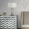 thumbnail image 2 of Bouclair White Table Lamp with Metal Base 14 X 22 in (35.5 X 55.8 cm), 2 of 2