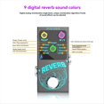 thumbnail image 3 of Efecto de Reverberación Digital para Guitarra Dispositivo de Pedal Efecto de Reverberación Incorporado 9 Accesorios para Guitarras con Bypass Real Basado en Reverberación Digital, 3 of 5
