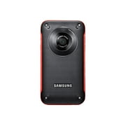 Samsung HMX-W300 Digital Camcorder, 2.3" LCD Screen, Full HD, Red