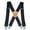 Black+, variant on Heavy Duty Work Suspenders For Men Big And Tall 2 Inch Wide Adjustable Khaki Suspenders