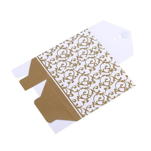 Rdeghly Wedding Candy Gift Bag, Wedding Candy box,2 Colors 10PCS Elegant Wedding Party Favor Gift Candy Boxes Paper Bags Ribbon Type Hot Sale