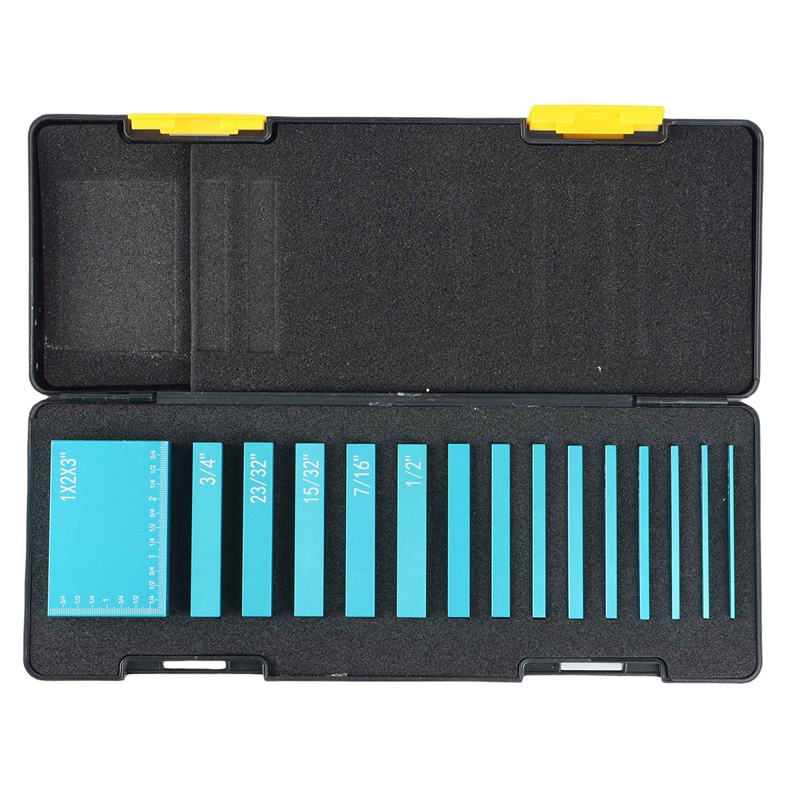 Setup Blocks Height Gauge Set,Precision Aluminum Setup Bar for Router and Table Saw Accessories