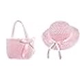 thumbnail image 2 of Happy Fun Easter Girls Hat Purse Set Ribbon Tea party Dress Up Easter PINK, 2 of 2