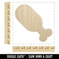 thumbnail image 2 of Leg of Lamb Beef Ham Meat Wood Shape Unfinished Piece Cutout Craft DIY Projects - 6.25 Inch Size - 1/4 Inch Thick, 2 of 7