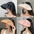 thumbnail image 5 of Apuakthei Stylish Collapsible Wide Brim Hat for Women - Perfect Beach Visor Sun-Smart, 5 of 5