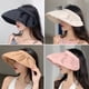 thumbnail image 5 of Sombrero de sol para mujer Sombrero de playa con cola de caballo Sombrero de sol para mujer con protección UV, 5 of 5