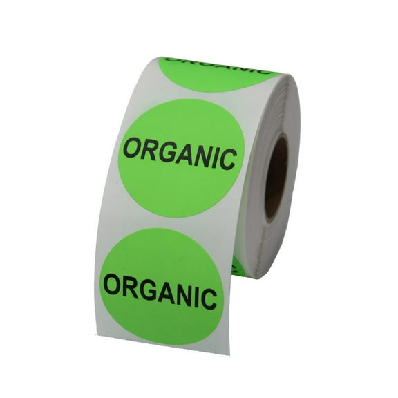 Organic Labels 1.5"