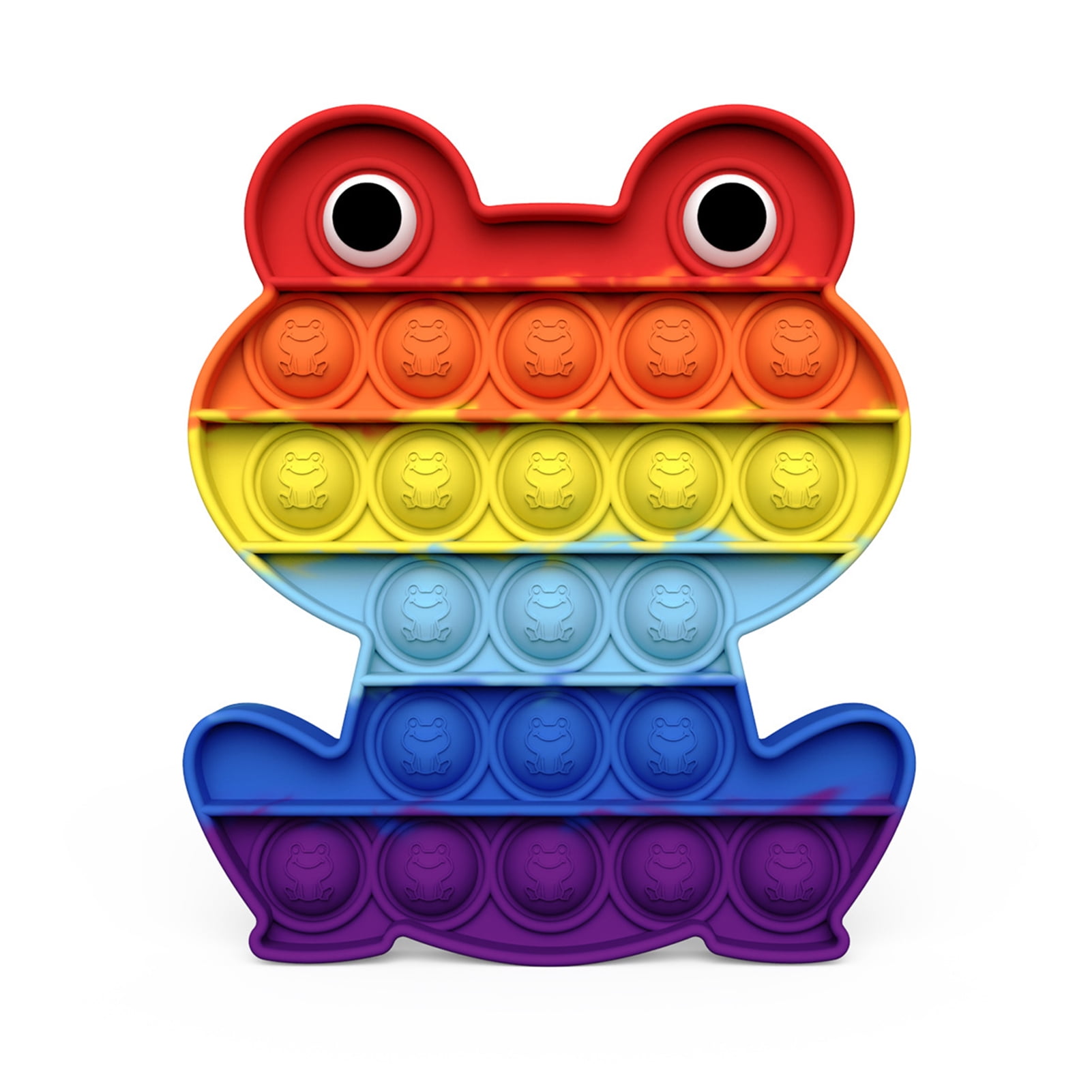 Details about   Rainbow Pop It Fidget Bubble Special Needs Silent Sensory Fidget Kids Push Toy 