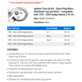 thumbnail image 2 of Ignition Tune-Up Kit - Spark Plug Wires, Distributor Cap and Rotor - Compatible with 1992 - 2003 Dodge Dakota 3.9L V6 1993 1994 1995 1996 1997 1998 1999 2000 2001 2002, 2 of 2