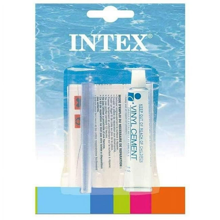 Intex Wet Set Vinyl Plastic Puncture Hole Repair Patch Fix Kit - Main Image