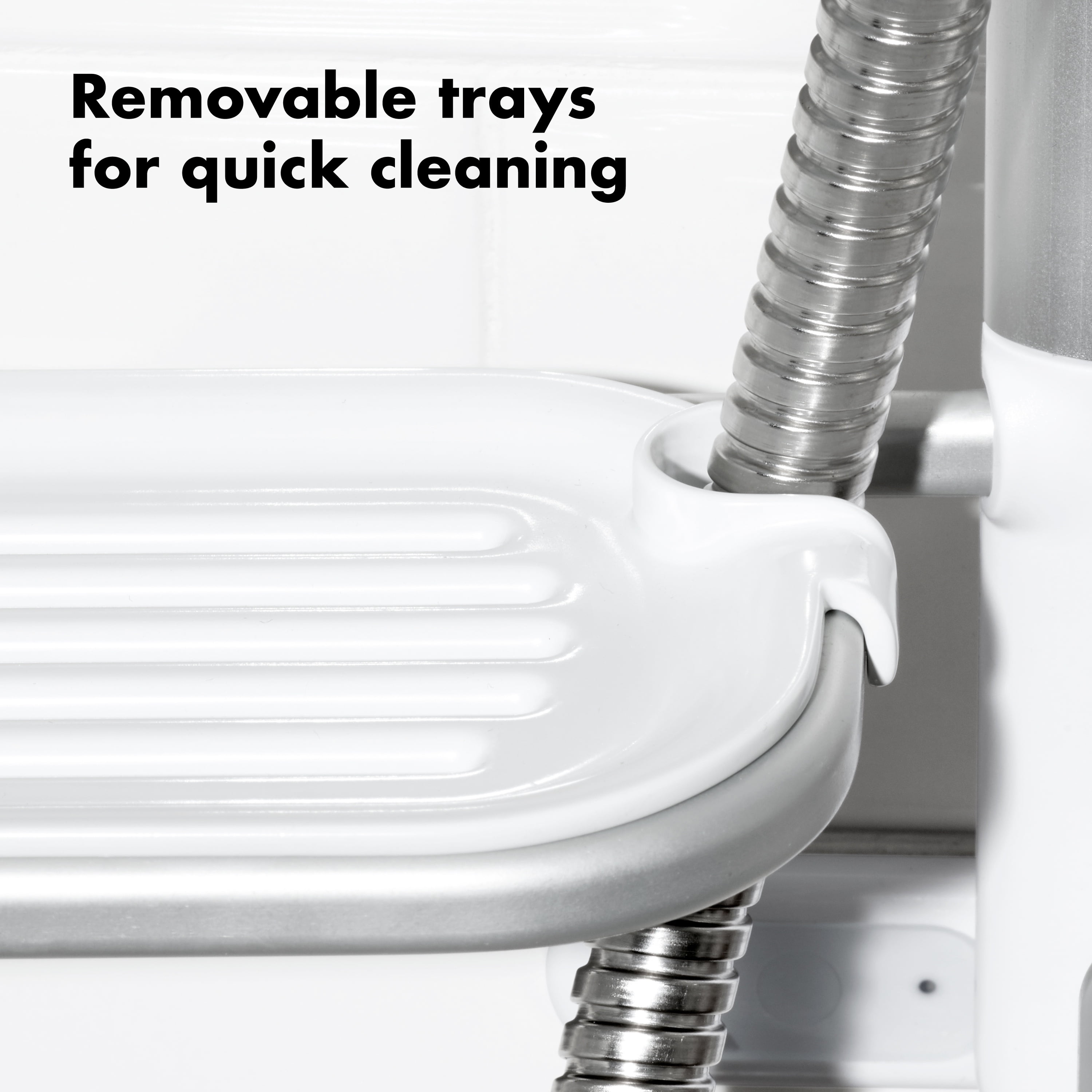 OXO SoftWorks Aluminum Hose Keeper Caddy