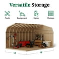 thumbnail image 6 of Little Cottage Co. 12x18 Value Gambrel Barn with 6 ft. Sidewalls, Outdoor Wood Storage Shed Do-It-Yourself Precut Kit, 6 of 13