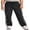 G-Black, variant on Puztloy Mens Sweatpants with Zipper Pockets Joggers for Men Elastic Waist Outdoor Sweatpants Suitable for Jogging, Running and Training Black