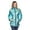 Mint, variant on White Mark Women's Metallic Puffer Coat