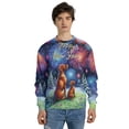 thumbnail image 4 of Happy New Year Vizsla Family Cheer Winter Midnight Firework All Over Print 3D Sweatshirt Unisex Merch Vizslas Dog Lover Gifts Idea - 02025, 4 of 6