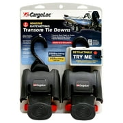 CargoLoc Marine Retractable Transom Tie-Downs, Boat to Trailer, 2 Pieces