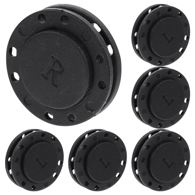 6 pares de botones magnéticos para ropa, cierres magnéticos para suéteres, broches de costura para ropa