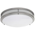 thumbnail image 1 of AMAX Lighting LED-JR001LNKL 10 x 3.8 Po. Plafonnier LED - JR Nickel Brossé, 1 of 1