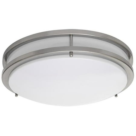 

10 x 3.8 in. LED Ceiling Fixture - JR Brushed Nickel