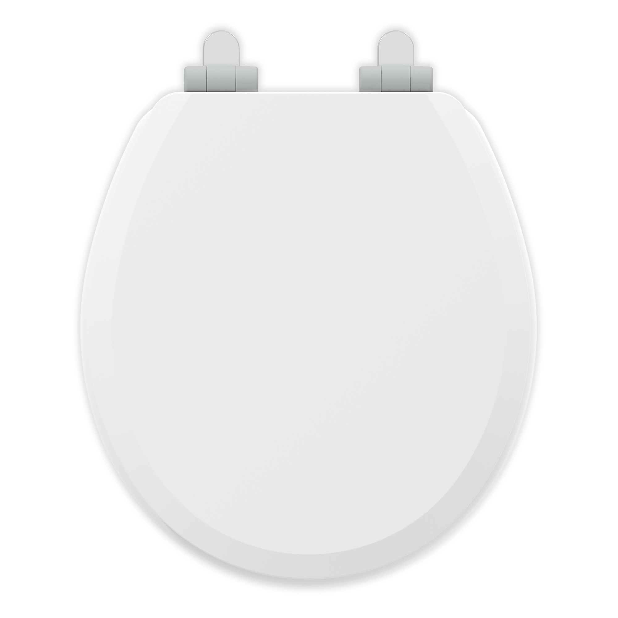 Topseat TSPR000R Pro Wood Toilet Seat Round, White, Magnetic Quick-Release Easy-Clean and Change, Slow Close, StainShield High-Gloss Finish, Arch-Tite Never Loosens, Adjustable Fit, Secure Grip