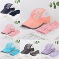 thumbnail image 4 of SUNRI Summer Sun Cap UV Protection Hat Foldable Wide Brim Baseball Hats for Beach Breathable Fishing Caps Detachable Face Flap, 4 of 19