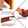 thumbnail image 4 of Cold Stop Door Draft Excluder, Silicone Soundproofing Strip by 3 Showers, Insulating Cold Draft and Insects (Brown), 4 of 5