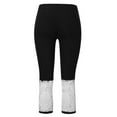thumbnail image 4 of Gomelly Women Denim Pants High Waist Capri Jean Stretch Leggings Ladies Fashion Summer Bottoms Zipper Trousers Black L, 4 of 5