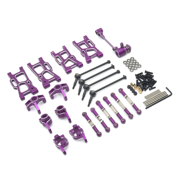 Vogacara RC actualización en forma de C asiento delantero trasero camión rodamiento copa de dirección conjunto de modificación accesorios Kits de construcción modelo Violeta