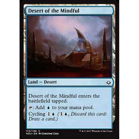 MtG Hour of Devastation Common Desert of the Mindful (Foil) #173