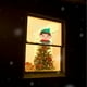 thumbnail image 4 of Dos juegos de pegatinas navideñas de dibujos animados para ventana, sala de estar, electricidad estática, copos de nieve, pegatinas navideñas para pared, 4 of 5