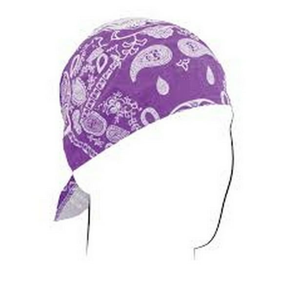 Zan Headgear Muerte Flydanna Headwrap Muerte Purple | White