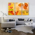 thumbnail image 2 of ARTCANVAS Autumn Wood Leaves Home decor Canvas Art Print - Size: 60" x 40" (1.50" Deep) (3-Piece), 2 of 9