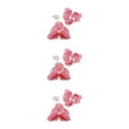 thumbnail image 1 of kurtrusly 50pack/lot Low Maintenance Artificial Decorations Orchids For Wide Range Of Deep pink stripe 3Set, 1 of 6
