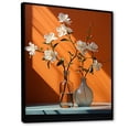 thumbnail image 2 of Designart "Coral Simplicity Sunlife" Abstract Still Lifes Floater Framed Canvas Wall Art, 2 of 7