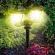 thumbnail image 5 of Outdoor Post Lights Waterproofs Decorative Floor Lamp Vintage For Patio Garden Backyard Front/Back Door Two Post Headlights Solar Floor Lamps, 5 of 9